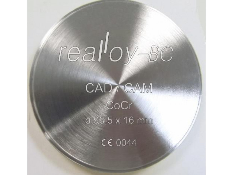 Realloy BC - CoCr frezavimo diskas 98,5x13,5 mm