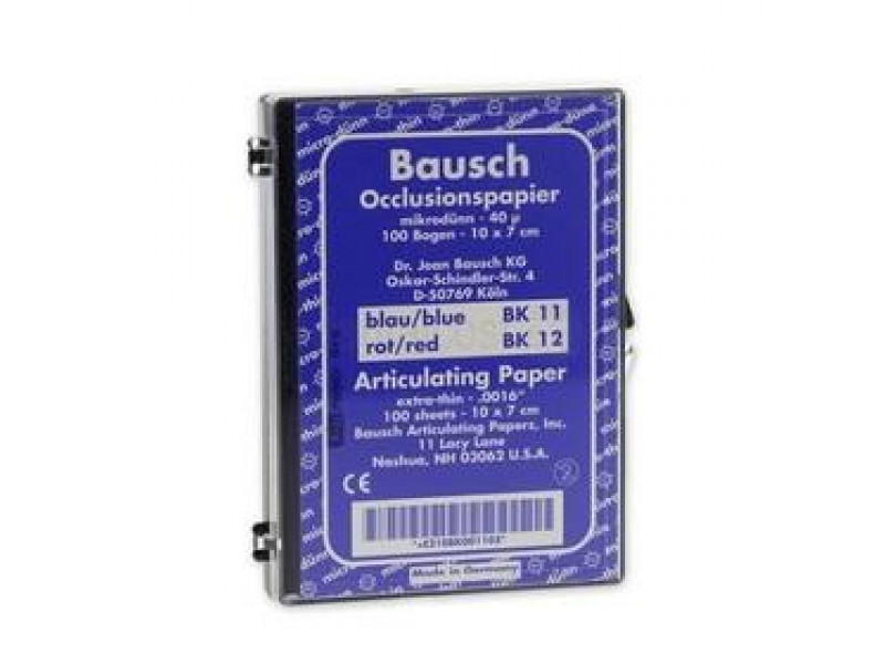Sekamasis popierius Bausch 10x7 cm, mėlynas, BK 11