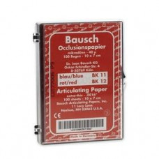Sekamasis popierius Bausch 10x7 cm, raudonas, BK 12