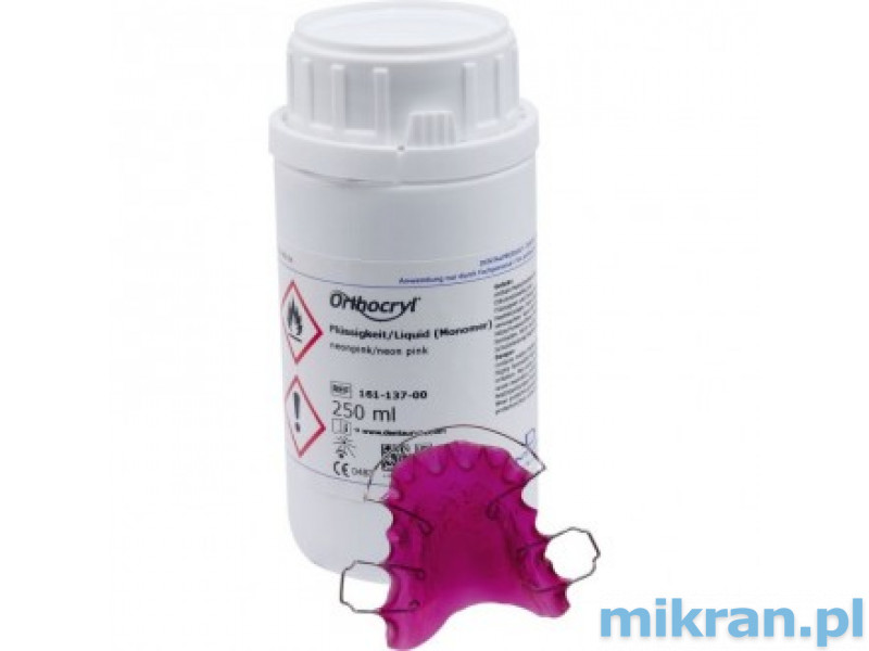 Orthocryl Neon rožinis skystis 250 ml