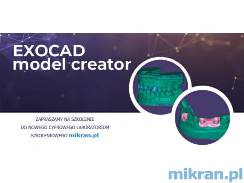 „Exocad Model Creator“ kursas Patryk Baszuk (stacionarus kursas)
