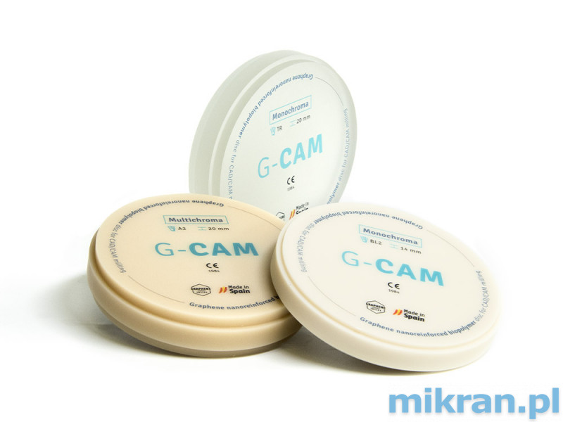 G-Cam Monochroma grafenu sustiprinti kompozitiniai diskai 98x20 mm