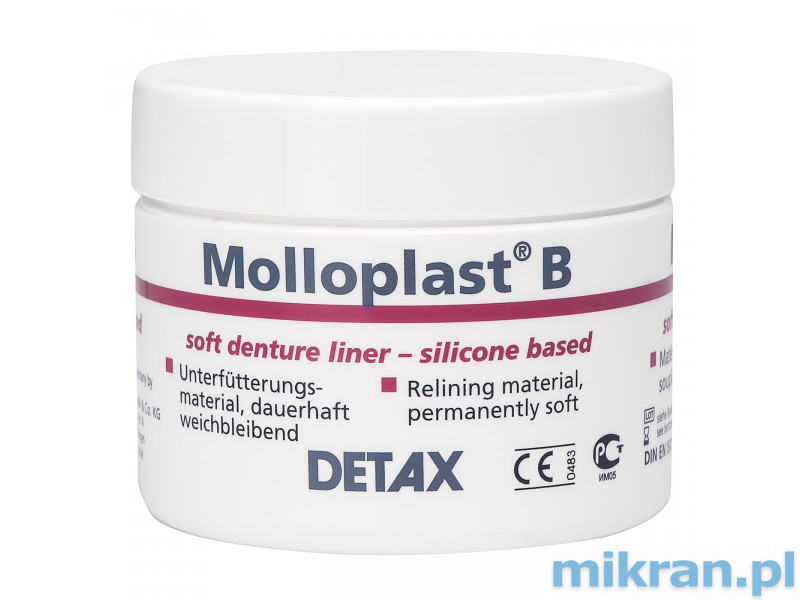 Molloplast B 45g medžiaga protezų išklojimui