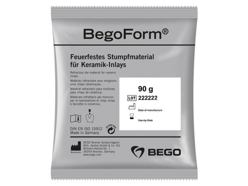 BegoForm svoris 15x90g