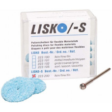 Lisko-S, 10 plastikinių poliravimo diskų rinkinys.