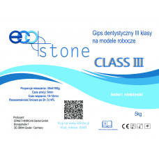 Gipso klasės III Eco Stone 5kg mėlynas