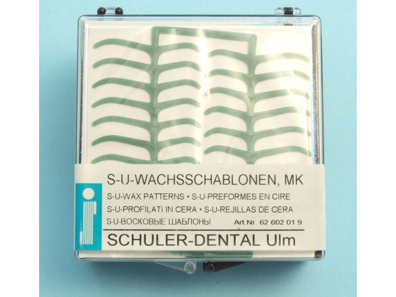 MK Schuler dantų vaško šablonai